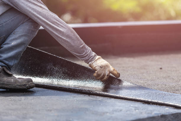 Professional Basement Waterproofing technician working in Lithopolis, OH